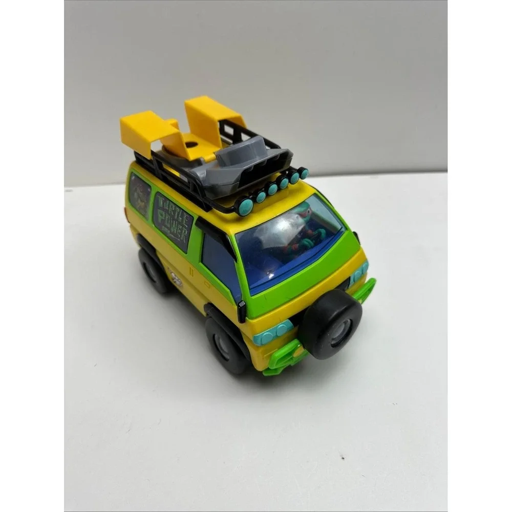 Teenage Mutant Ninja Turtles Pizza Time Van Toy Vehicle Nickelodeon no remote‎